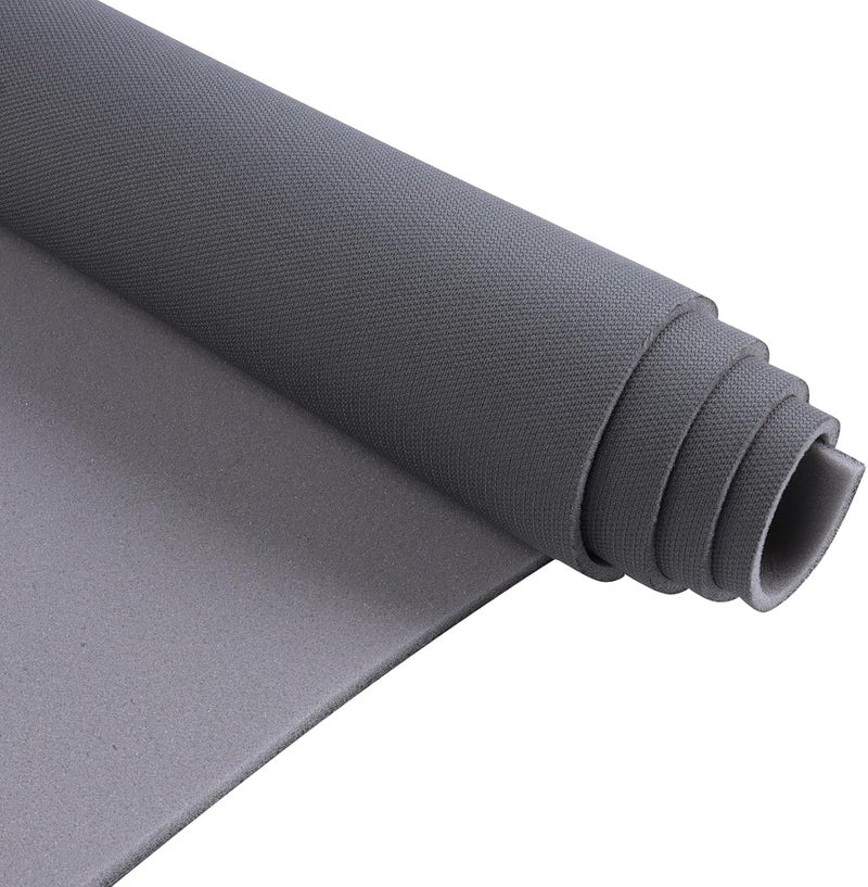 GoldWheel Auto Headliner Fabric Flat Knit Material 72"×60" with 1/9" Foam Backed Car Roof Upholstery Fabric, Automotive Interior Headliner Repair Materials for All Vehicles Boat Home, Dark Gray - Image 1